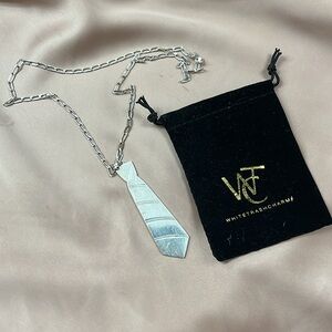 White Trash Charms Necktie Necklace